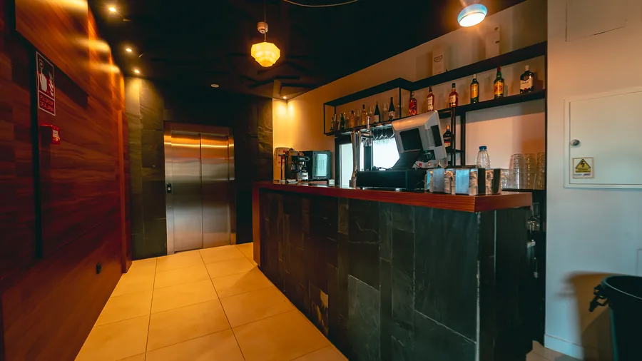 Barra del salón de eventos