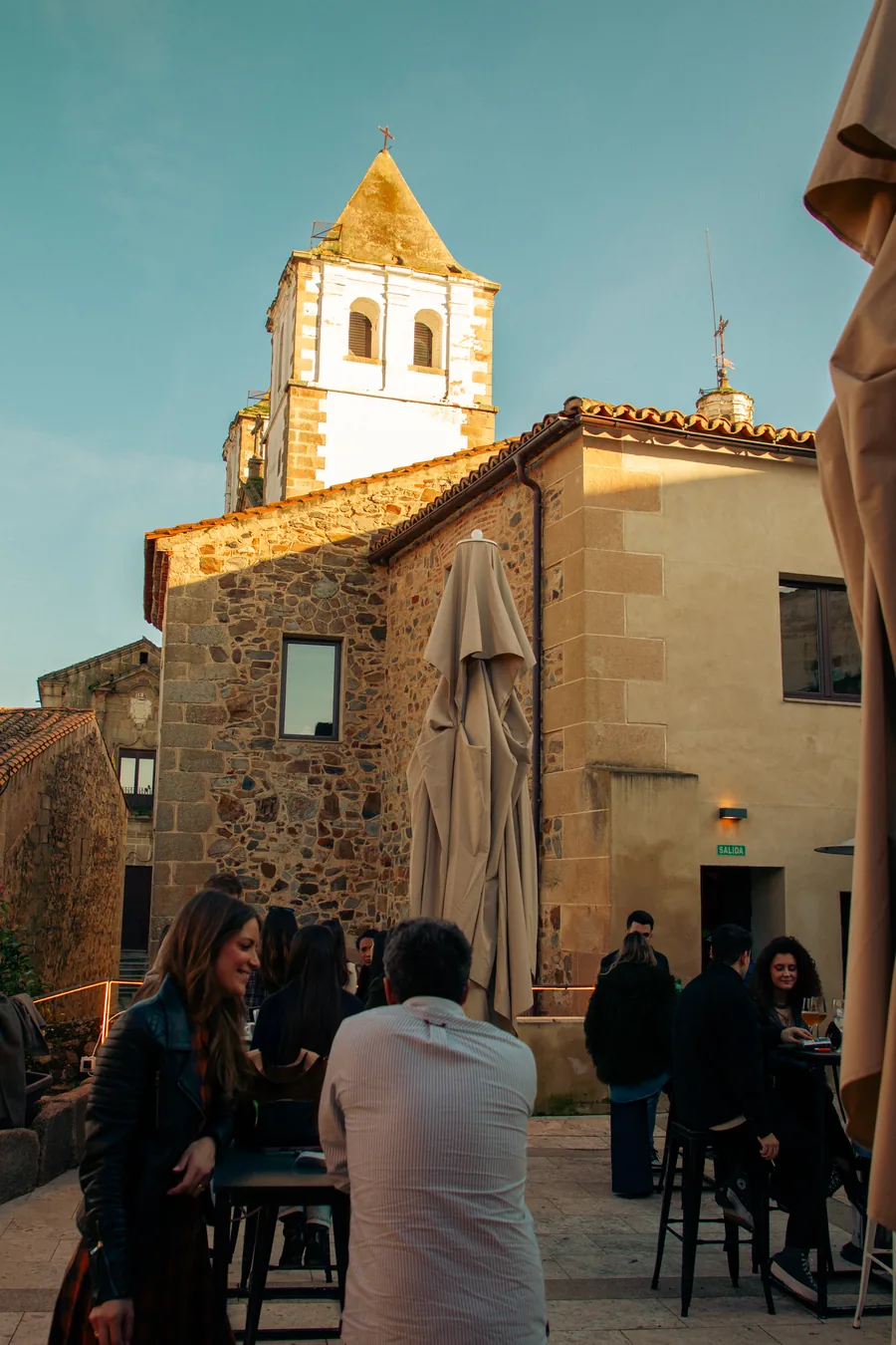 Terraza con vistas a la torre